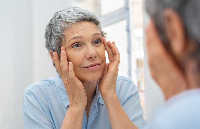 woman in need of wrinkle reduction in Bay Area